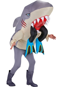 Shark And Legs Adult Costume