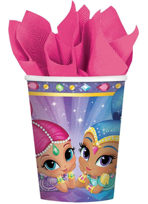 Shimmer Shine Cups 9Oz 8 Pack