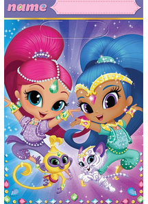 Shimmer Shine Folded Loot Bag