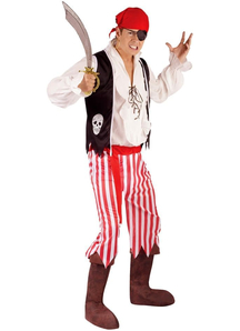 Skull Pirate Adult Costume