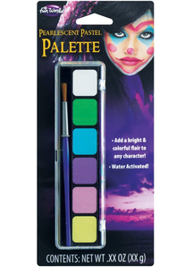 6 color Pearlescent Make up Palette