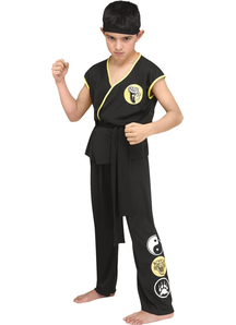 Boys Karate Fighter Costume