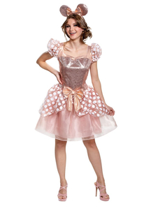 Gold Minnie Mouse Adult Costume