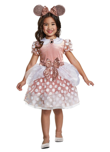 Gold Minnie Mouse сostume for toddlers