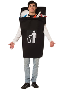Trash Can Adult Costume