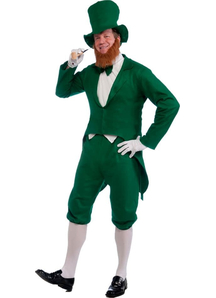 Green Leprechaun Adult Costume
