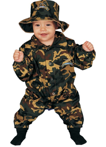 Little Military Officer Infant Costume