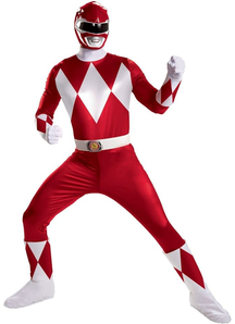 Red Power Ranger Costume Adult