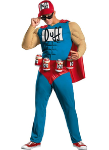 Simpsons Duffman Adult Costume