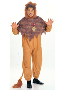 Wizard Of Oz Cowardly Lion Adult Costume
