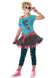 80'S Girl Child Costume