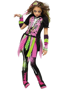 Bright Zombie Child Costume
