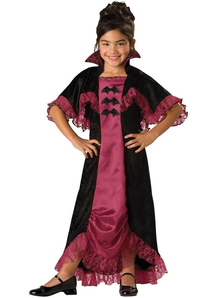 Burgundy Vampiress Child Costume