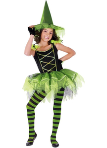 Green Witch Child Costume