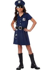 Miss Police Officer Child Costume