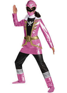 Pink Power Ranger Girls Costume