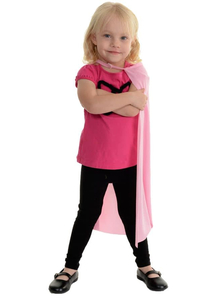 Pink Superhero Cape Child