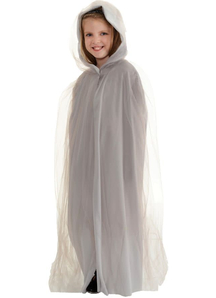Tulle Cape Grey Child