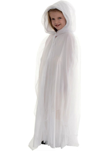 Tulle Cape White Child