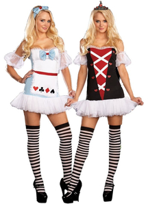 Alice/Queen Of Hearts Adult Costume