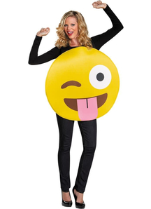 Emoji Tongue Adult Costume