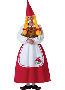 Garden Gnome Female Adult Costume