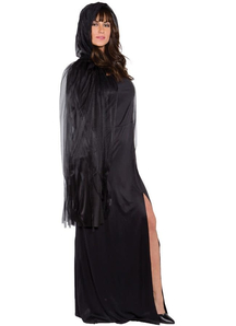 Ghost Cape Black Adult