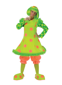 Green Clown Adult Costume