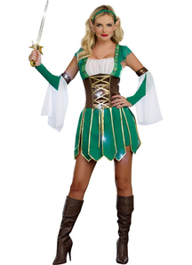 Green Warrior Adult Costume