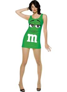 M&M Green Adult Costume