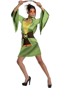 Michelangelo Tmnt Female Adult Costume
