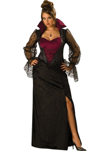 Midnight Vampiress Plus Size Adult Costume