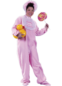 Pink Baby Adult Costume