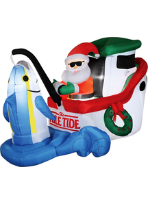 Airblown Fishing Santa Animated