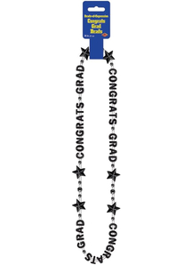 Black Beads. Graduation Decorations.
