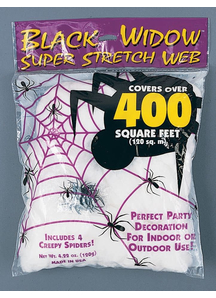 Black Widow Web 120 Gr. Webs And Cloth.