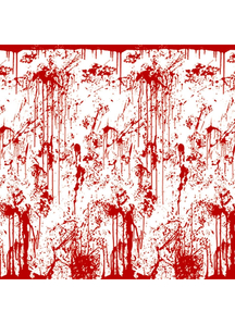 Bloody Wall Backdrop. Walls, Doors, Windows Halloween Decorations.