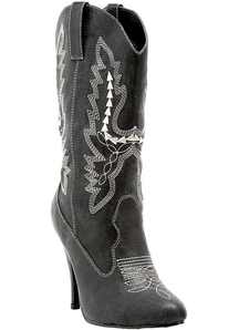 Boots Cowgirl Bk Sz 10