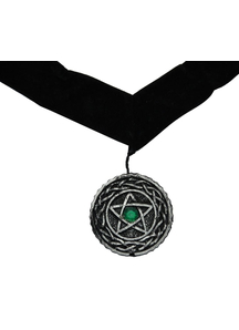 Choker Velvet Pentagram