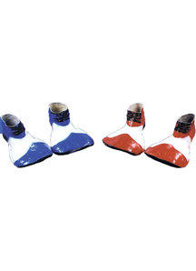 Clown Shoe Rubr Red White