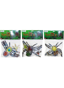 Colourful Rubber Spiders