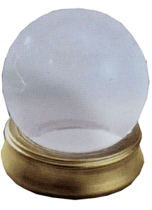 Cristal Ball With Stand. Christmas Decorations.