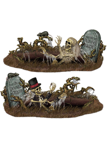 Doomed Groom Buried Bride Prop. Walls, Doors, Windows Halloween Decorations.