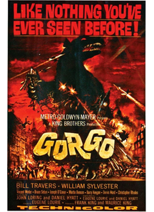 Gorgo Movie Poster Cling. Walls, Doors, Windows Decoration.