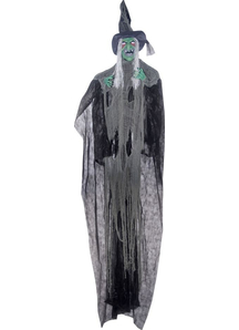Hanging 12 Ft Witch. Halloween Props.
