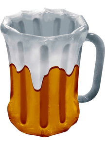 Inflatable Beer Mug Cooler. Octoberfest Decorations.