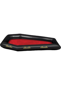 Inflatable Coffin Buffet Cooler. Halloween Table Decoration.