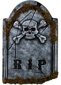 Ivy Skull Tombstone
