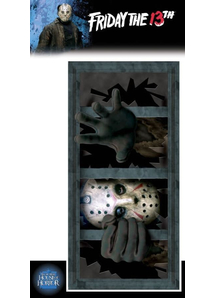 Jason In A Prison. Walls, Doors, Windows Decorations.