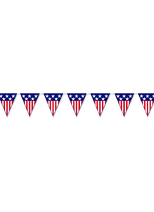 Patriotic Pennant Banner.